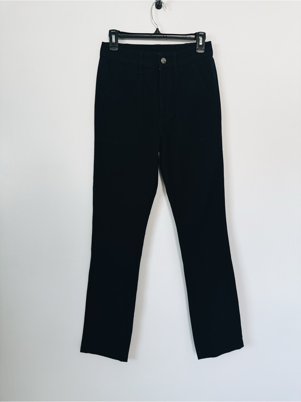 Harley-Davidson Herringbone Utility Cargo Pants Black NWT Straight Leg 26x32